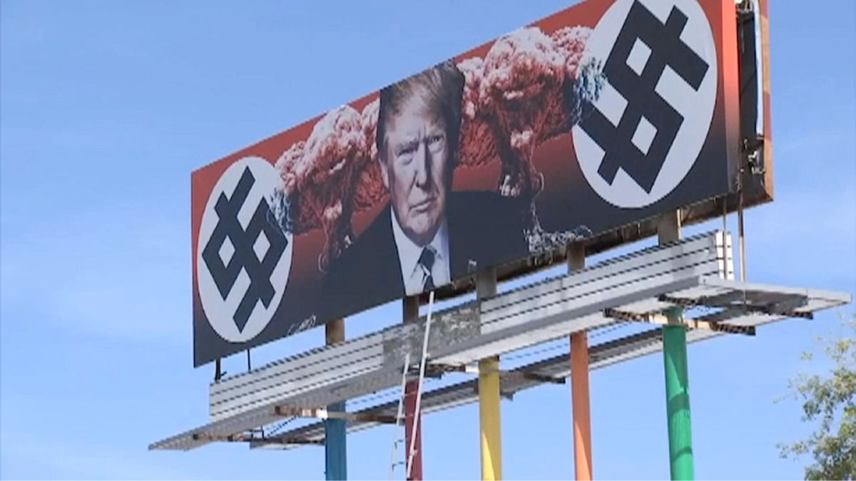 Anti Trump Mural Stirs Controversy In Arizona Reuters Video