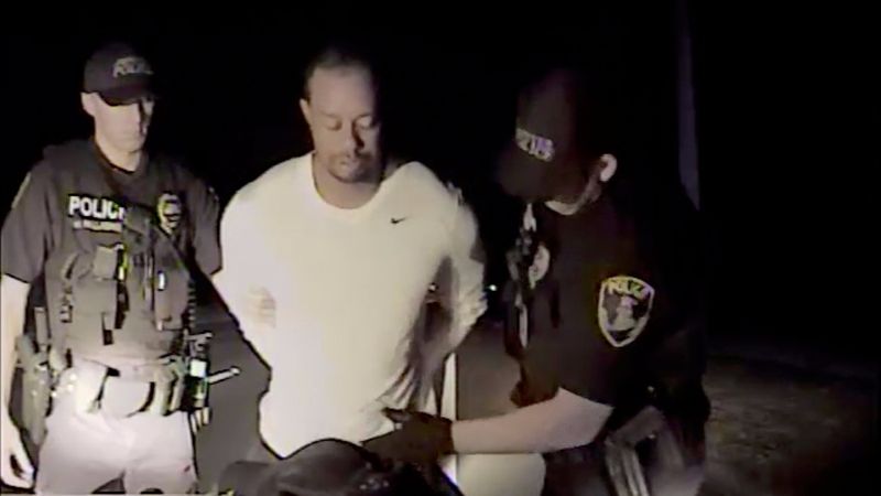 Police release video of Tiger Woods' sobriety test