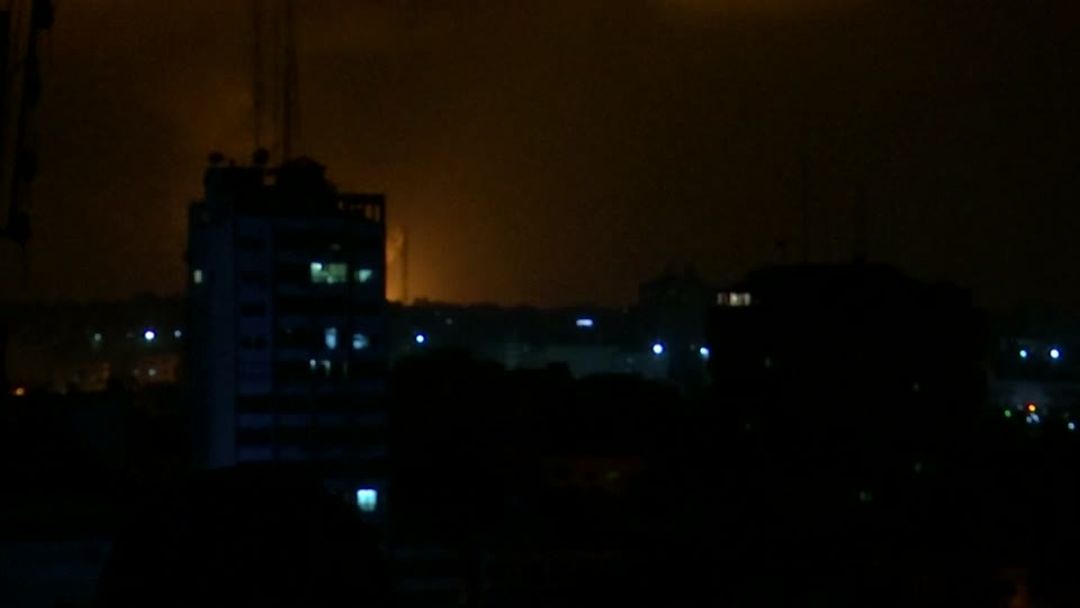 Israeli warplanes strike Gaza after rockets fired towards Tel Aviv ...