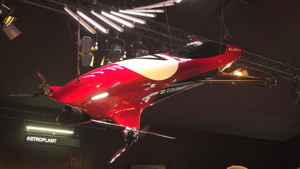 Flying 'race car' combines Formula One and drone racing | Reuters