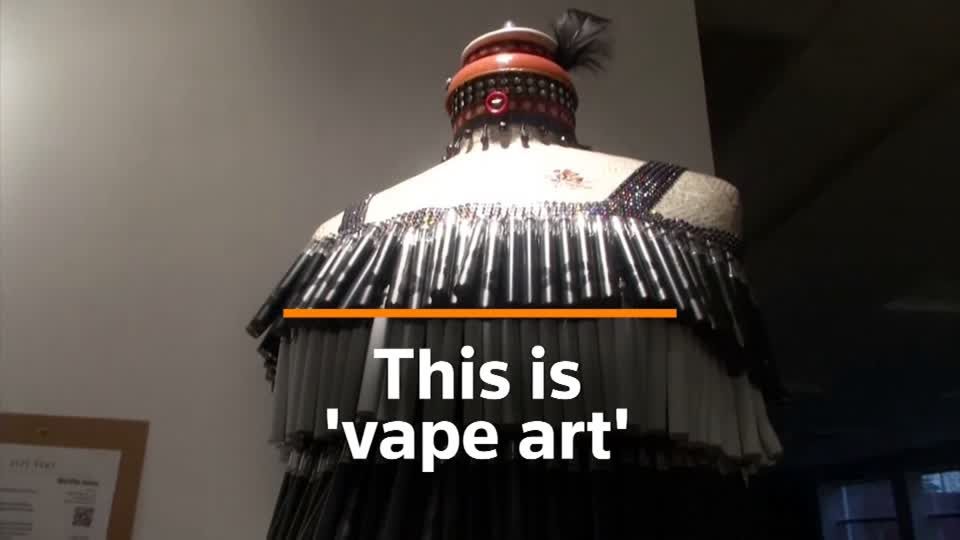 California 'vape art' exhibit flashes bright light on waste issue | Reuters