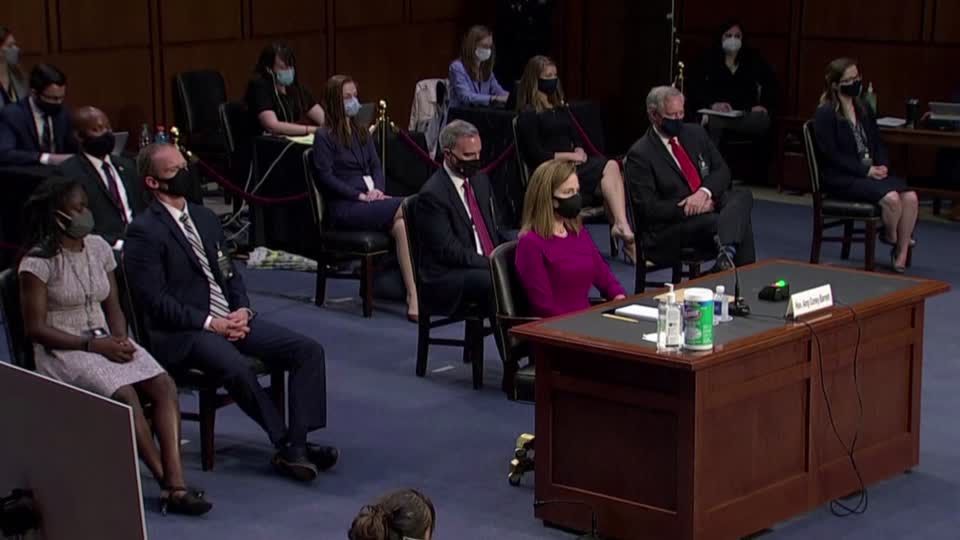 Coronavirus risks shadow Barrett's Supreme Court confirmation