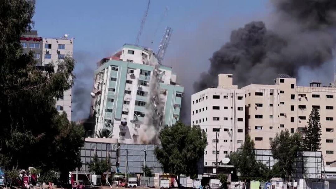 Missile strike destroys AP, Al Jazeera Gaza offices | Reuters