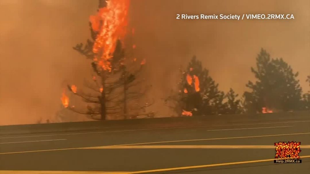 New evacuation orders issued in western Canada as fire guts town after ...