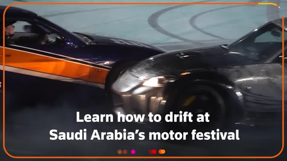 Learn to drift at Saudi Arabia's motor festival