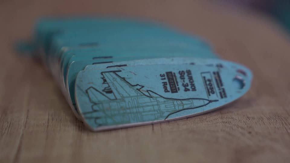 Ukrainian forges plane wreckage into key fobs to fund war effort