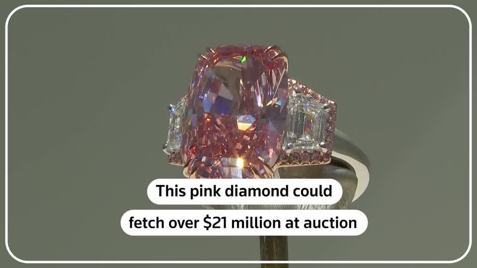 Dazzling pink diamond could fetch more than $21 million at auction