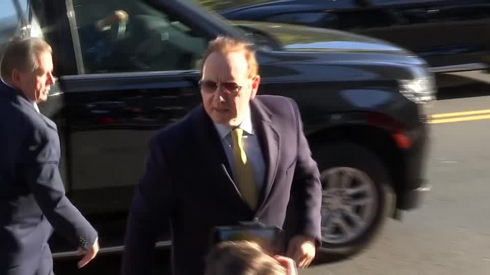 Kevin Spacey arrives at court as jury deliberates in sex abuse civil trial