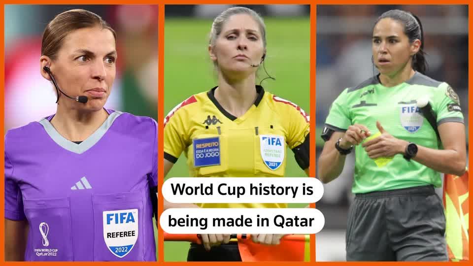 FIFA names first female refereeing trio for a men's World Cup