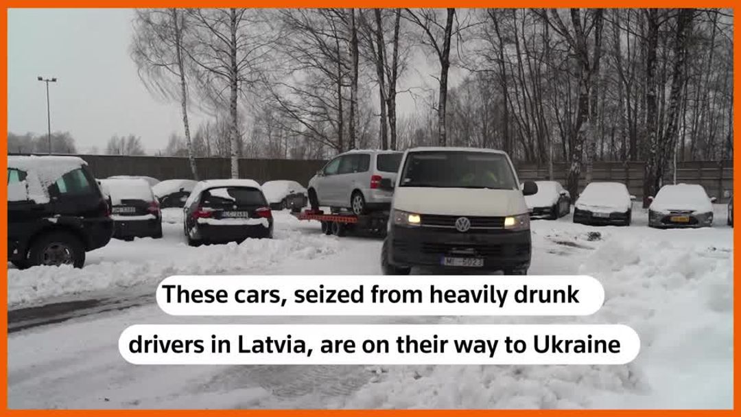 Latvia donates drunk drivers' cars to Ukraine's war effort | Reuters