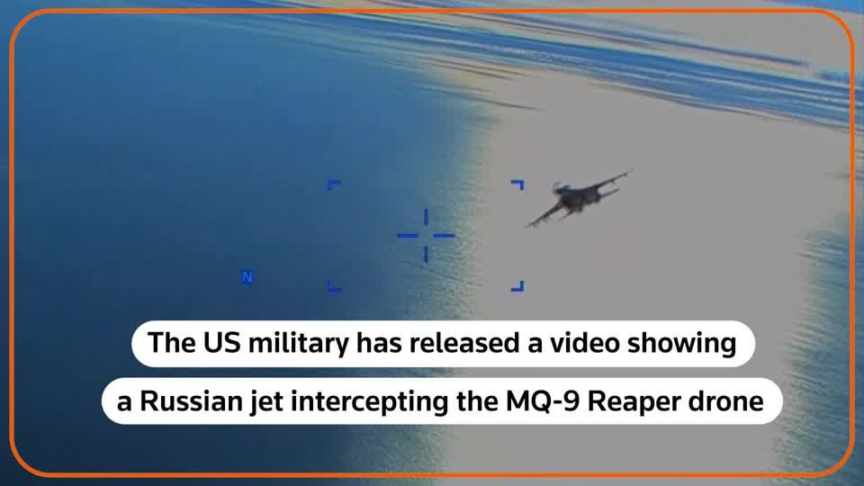 Pentagon video shows Russian jet intercepting US drone | Reuters