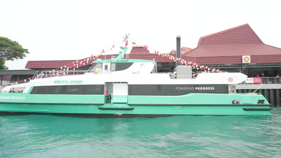 Shell launches its first electric ferry at Singapore plant Reuters