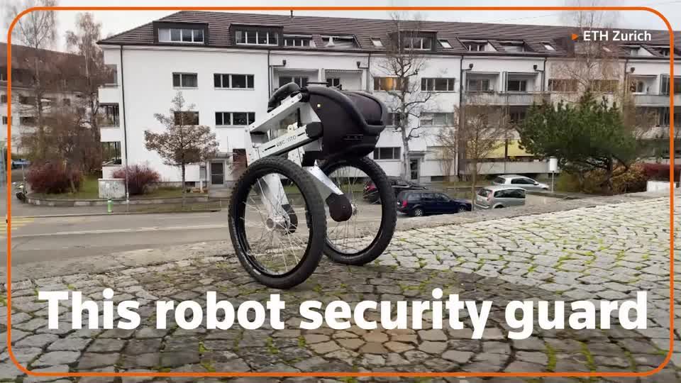 Robot security guard on patrol in Switzerland | Reuters