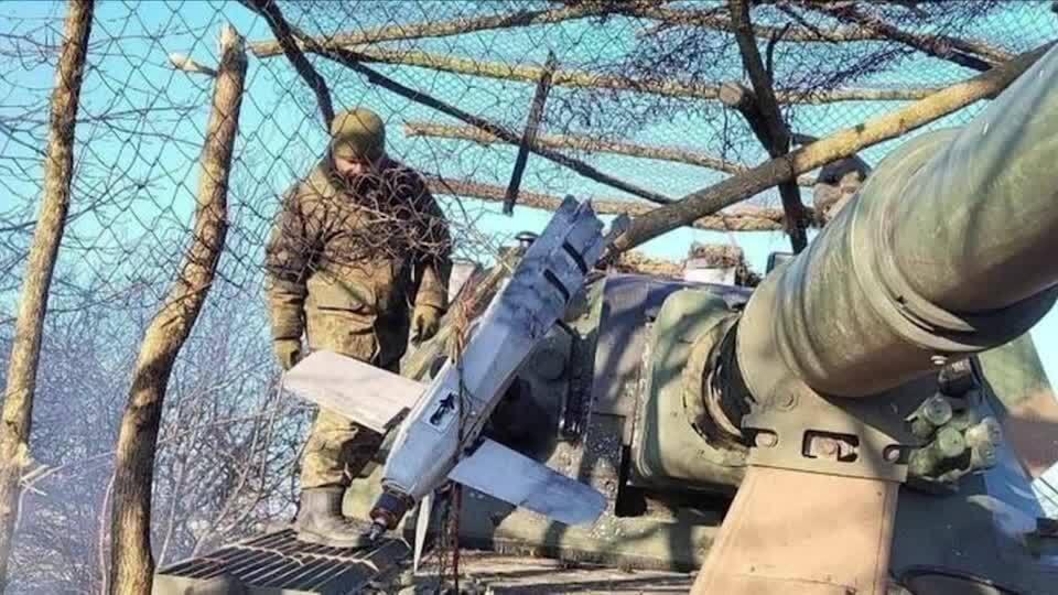 Anti-tank missile launcher like those held by Ukraine seen in