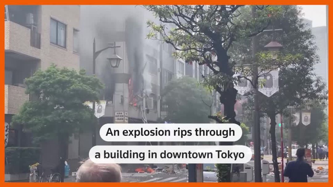 Explosion rips through Tokyo building; four injured | Reuters