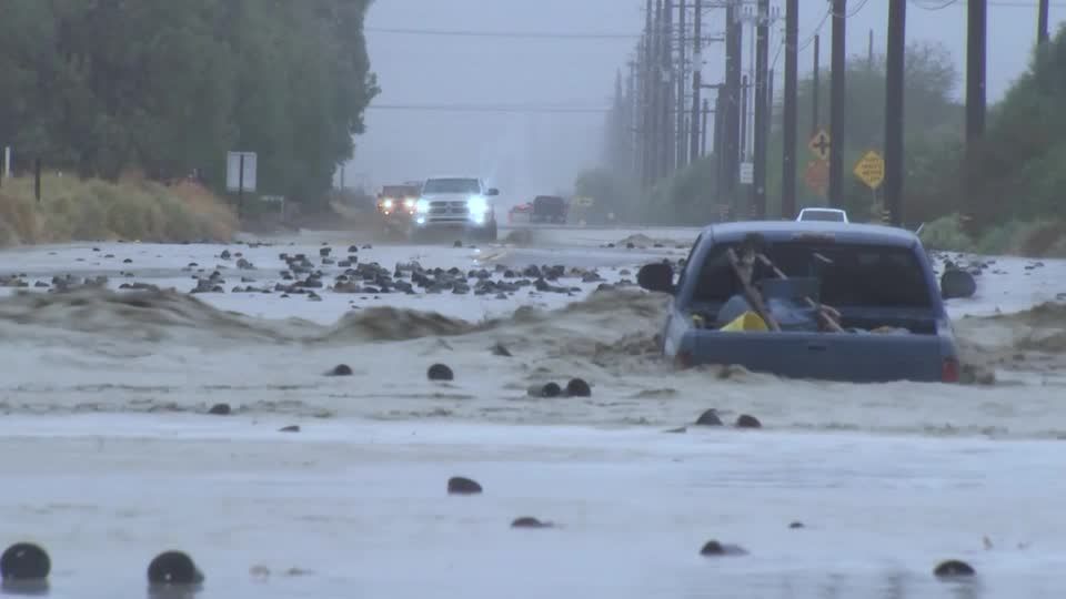 Storm Hilary drenches Southern California, Mexico | Reuters Video