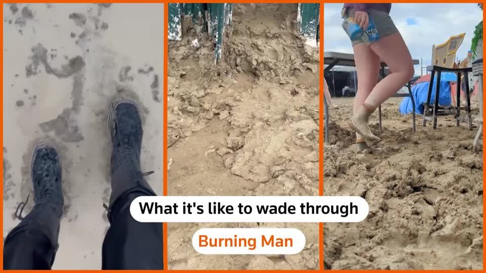 Burning Man revelers unfazed by deluge and deep mud | Reuters
