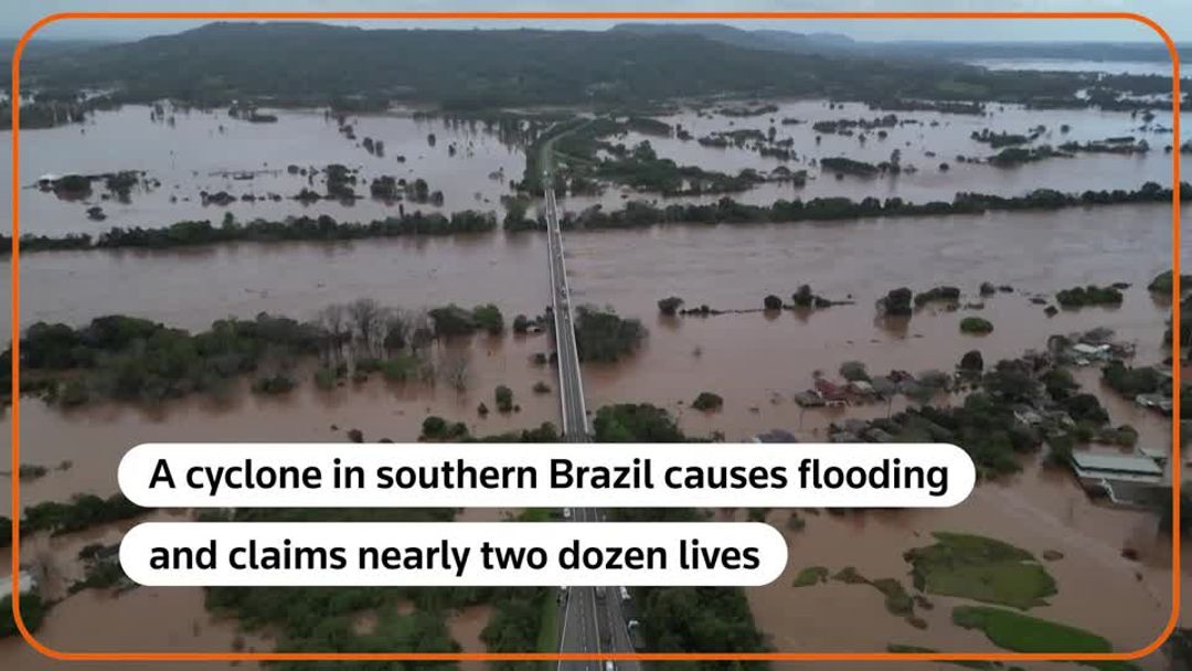 Cyclone rains in Brazil's south kill 22, leave cities completely ...