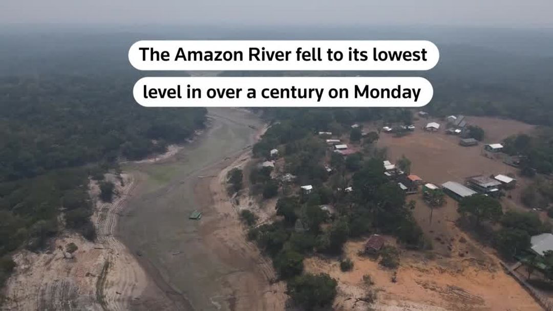 Amazon River tributary falls to lowest in over a century amid Brazil ...