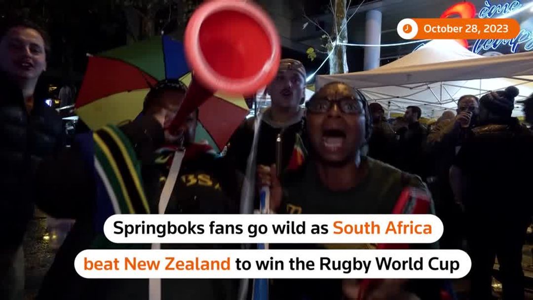 South Africa hold off 14-man All Blacks to win record fourth World Cup ...