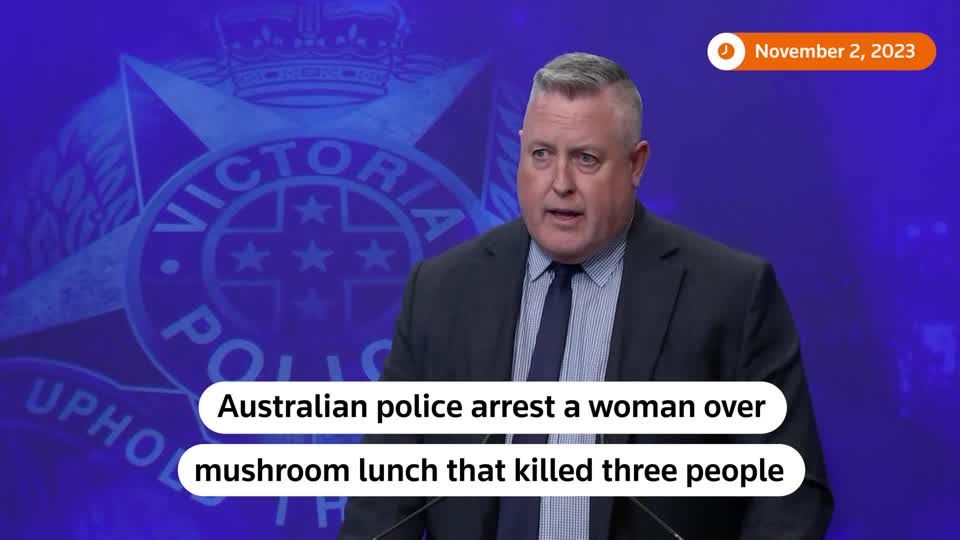 Australia police charge woman with murder over mushroom lunch | Reuters