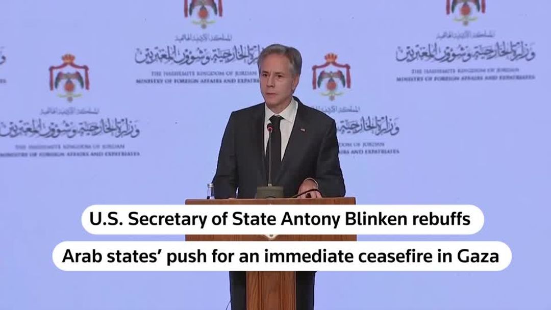 Arab leaders press Blinken for Gaza ceasefire after school blasts | Reuters