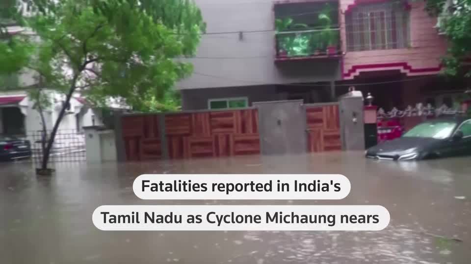 Cyclone Michaung: Fatalities in India’s Chennai | ロイター