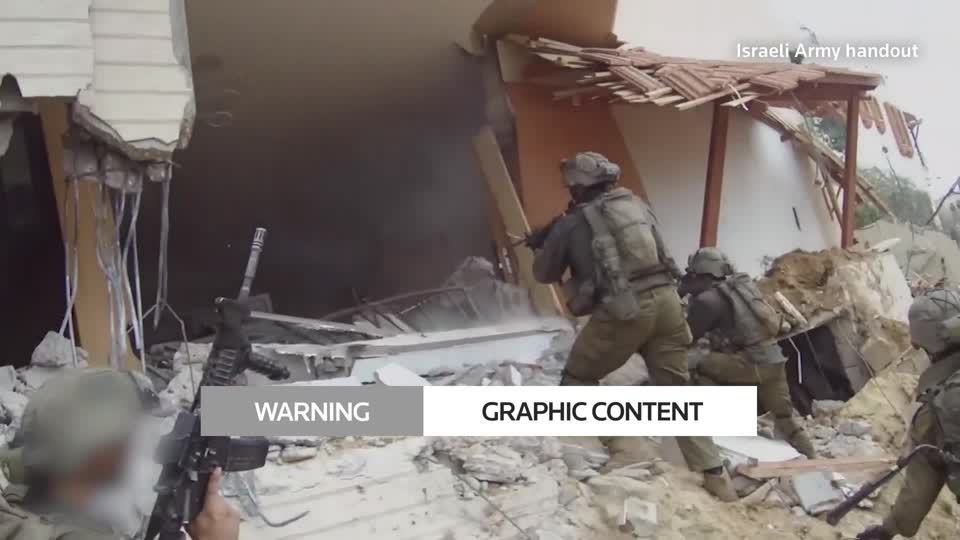 Israeli forces ‘encircling’ house of Hamas leader | Reuters Video