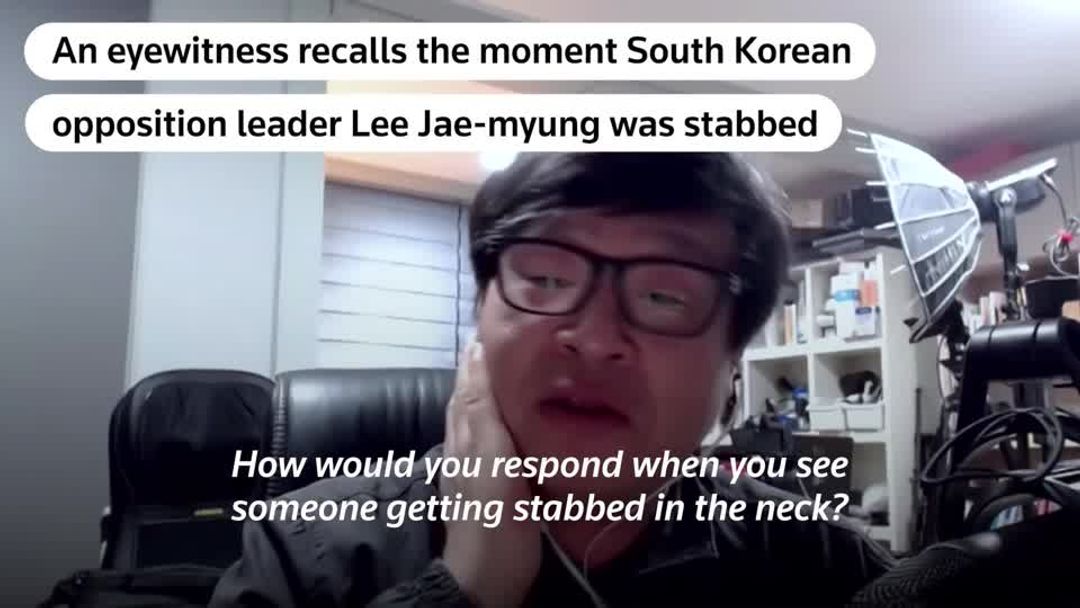 South Korea opposition chief stabbed in neck, recovering after surgery ...