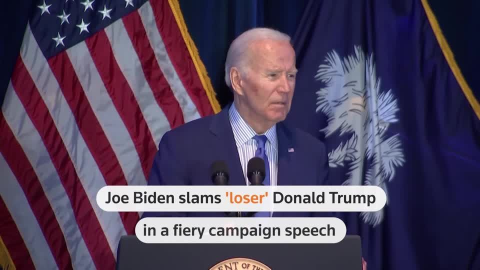 Biden slams 'loser' Trump in fiery campaign speech | Reuters