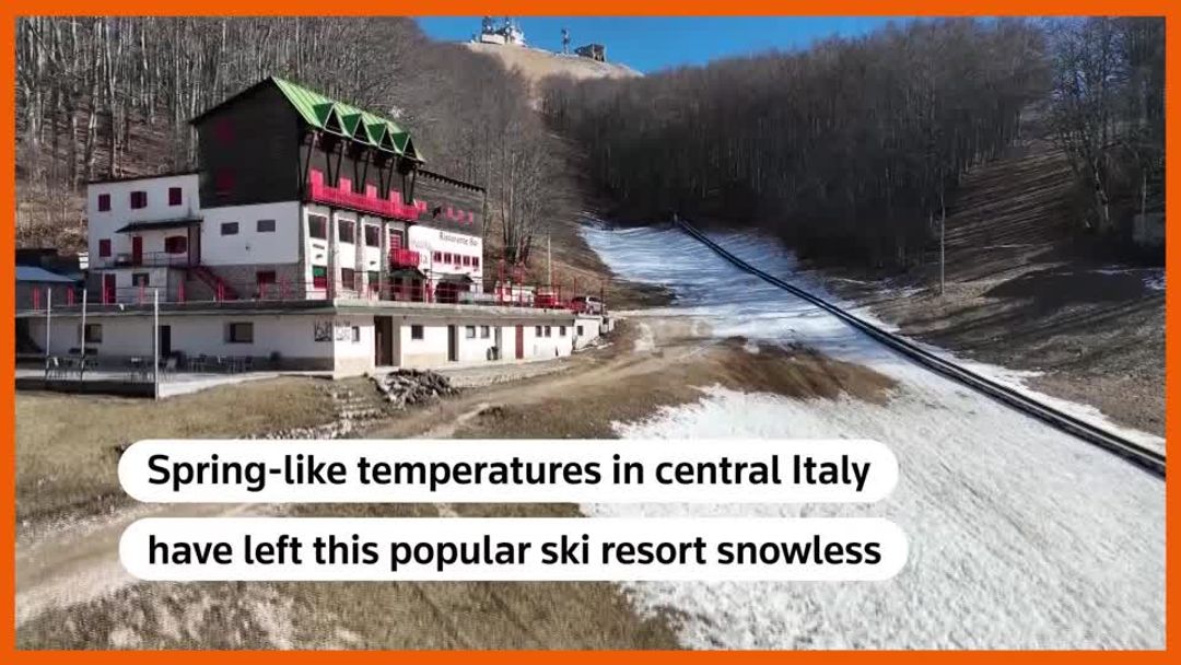 Italian ski resort idle as mild winter leaves mountain snowless | Reuters