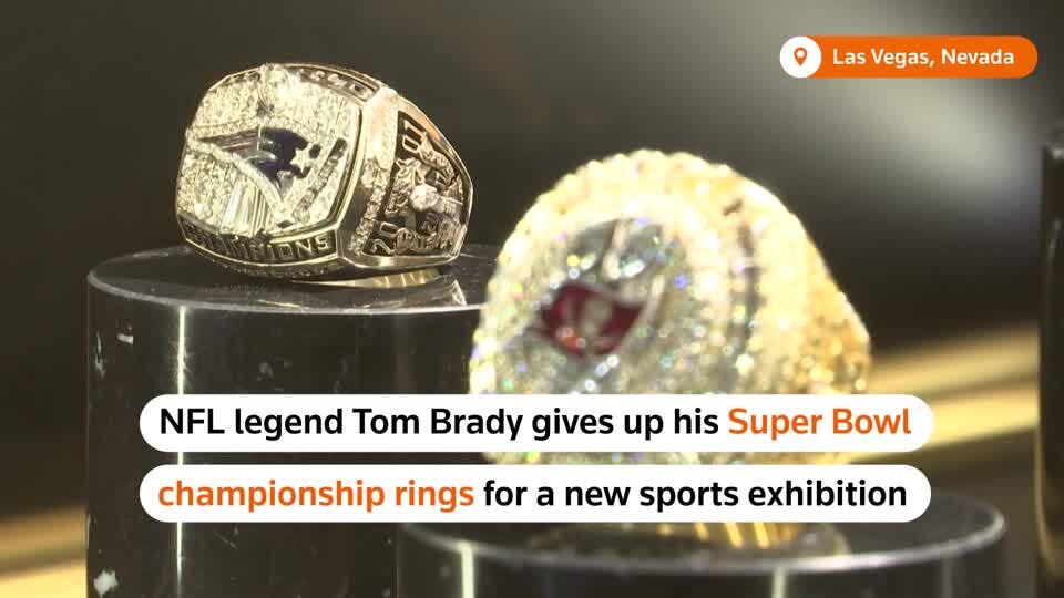 Tom brady and hot sale super bowl rings