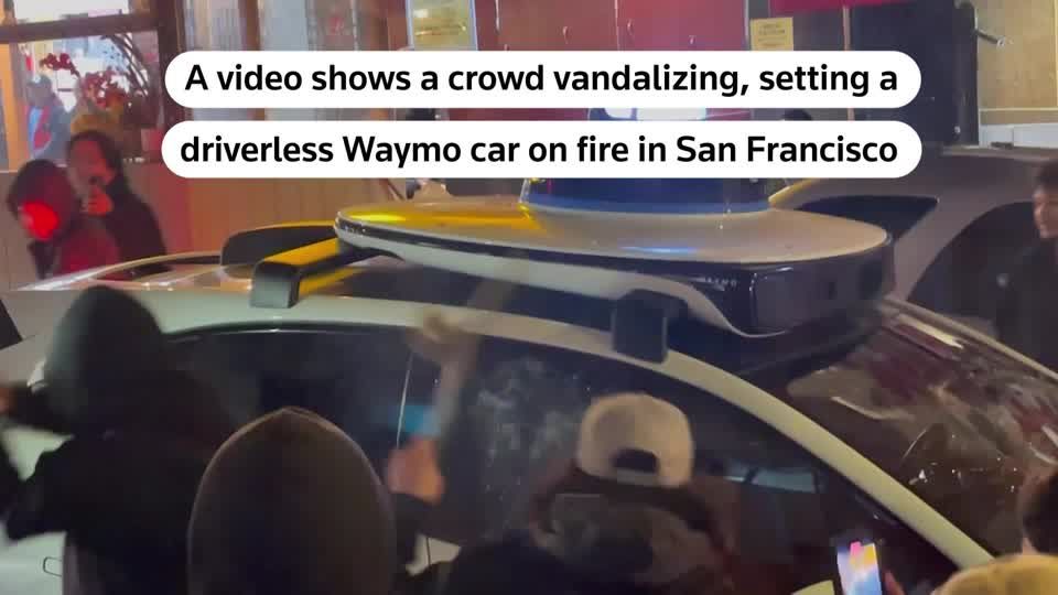 Waymo arson in San Francisco sparks new debate on self-driving