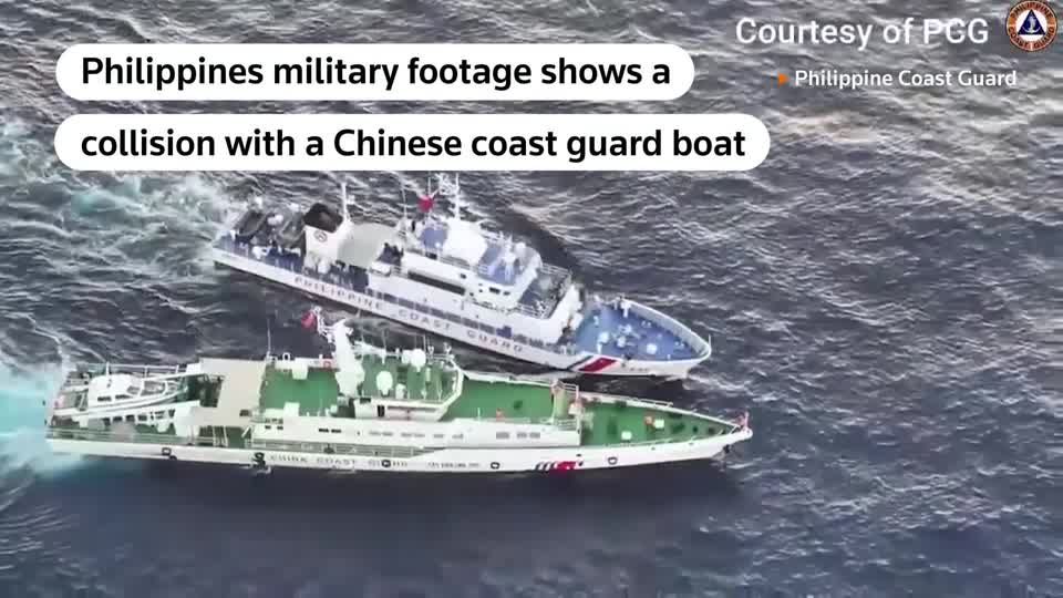 China coastguard's 'dangerous manoeuvres' caused South China Sea collision,  Philippines says | Reuters