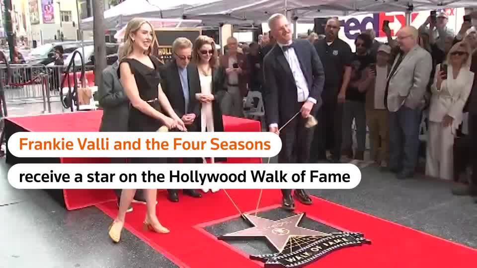 Frankie Valli and the Four Seasons receive Walk of Fame star | Reuters