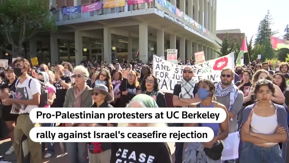 UC Berkeley students protest Israel ceasefire rebuff | Reuters
