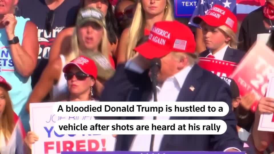 Trump rushed off stage after shots ring out at rally | Reuters