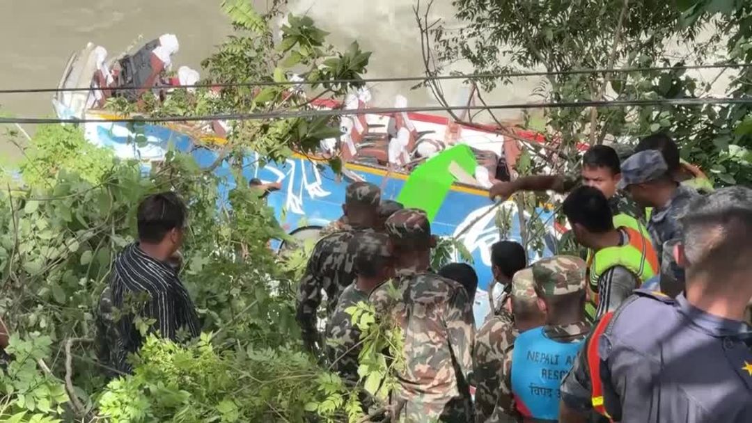 At least 27 killed as bus carrying Indian tourists plunges into Nepal ...