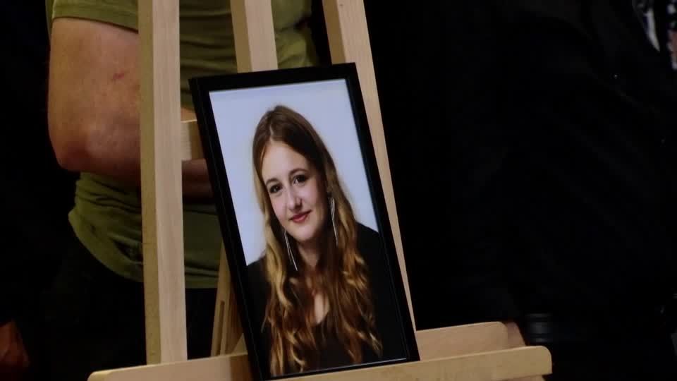 Funeral held for Ukraine family killed in strike as US announces