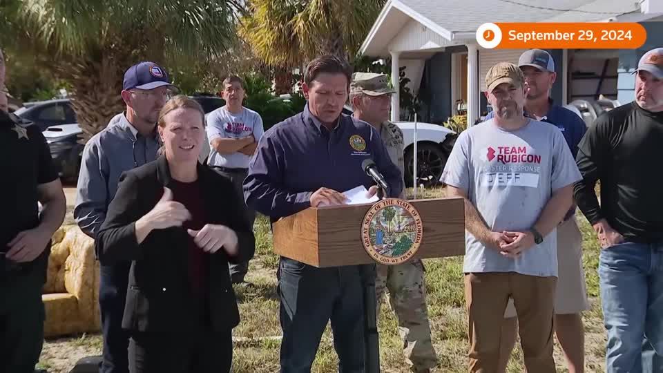 Thousands still without power after Hurricane Helene, says DeSantis ...
