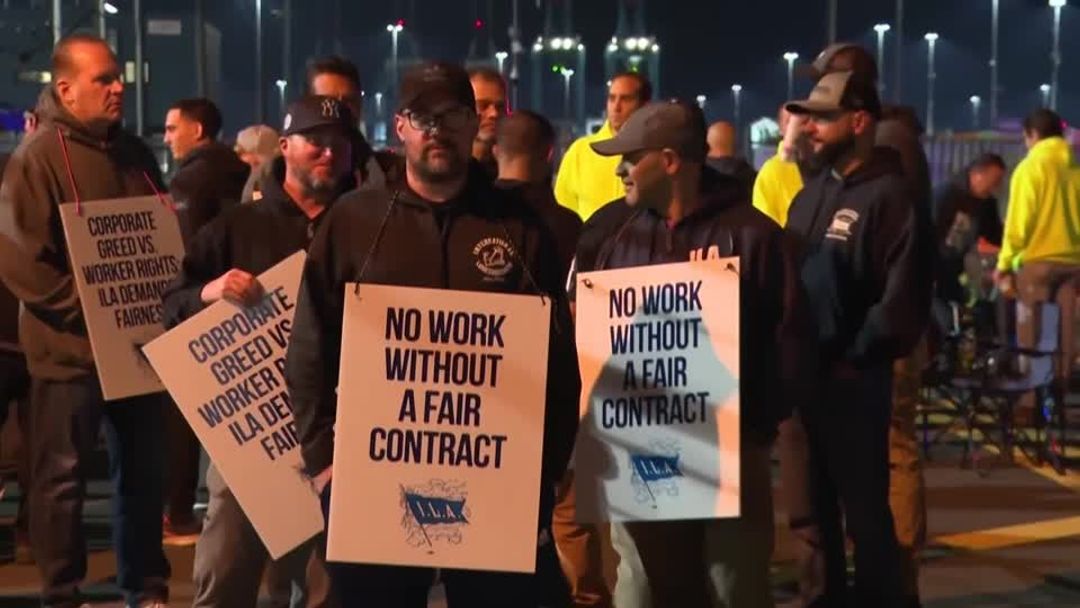 US dockworkers strike, halting half the nation's ocean shipping | Reuters