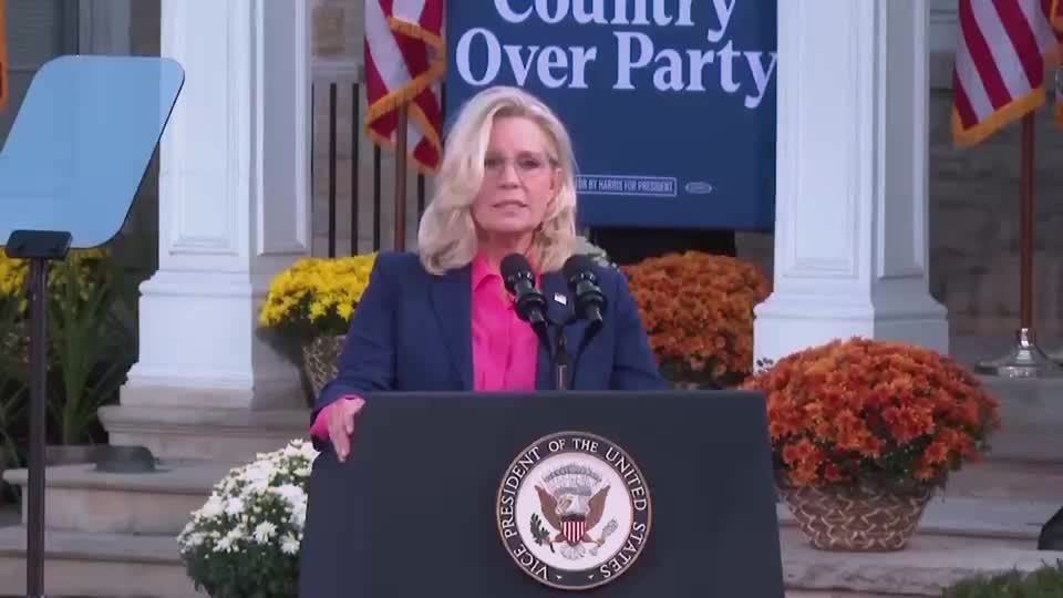 Liz Cheney, at Harris rally, says Trump on Jan 6 was 'depravity' | Reuters