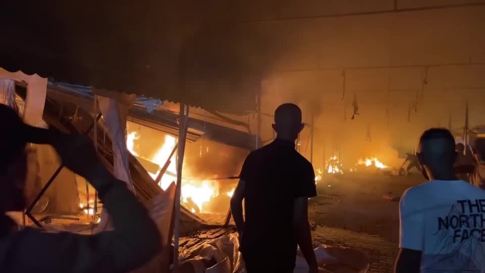 Israeli strike hits displaced Gazans' tents as raid on north widens ...
