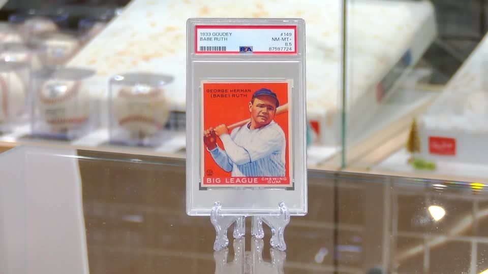 1933 Babe Ruth card could sell for $3 mln at auction