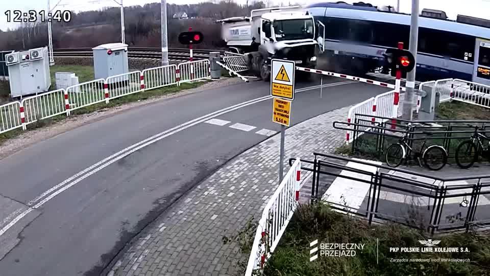 Seven injured as train collides with lorry on Poland level crossing ...