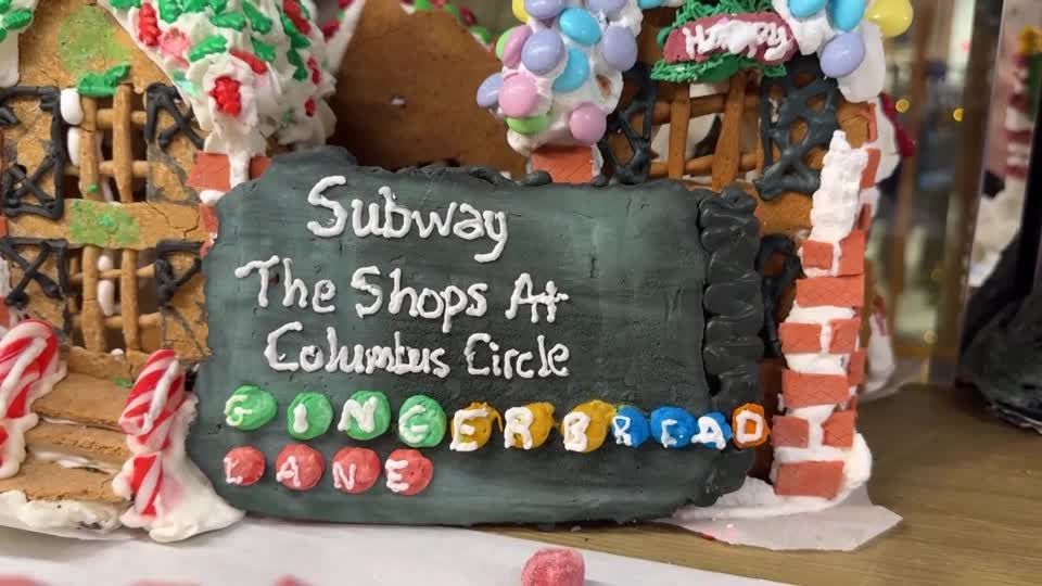 Giant NYC gingerbread village creator aims to bring 'joy' | Reuters