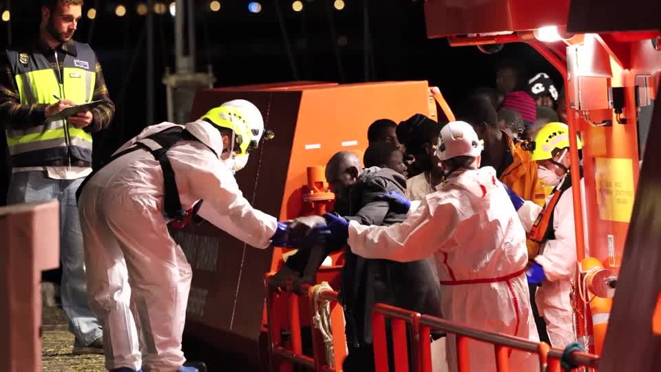 Dozens of migrants are rescued off the Canary Islands | Reuters