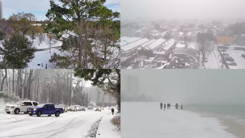 Rare winter storm hits U.S. South as deep freeze spreads | Reuters