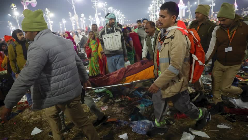 Several killed in stampede at India's massive Hindu festival
