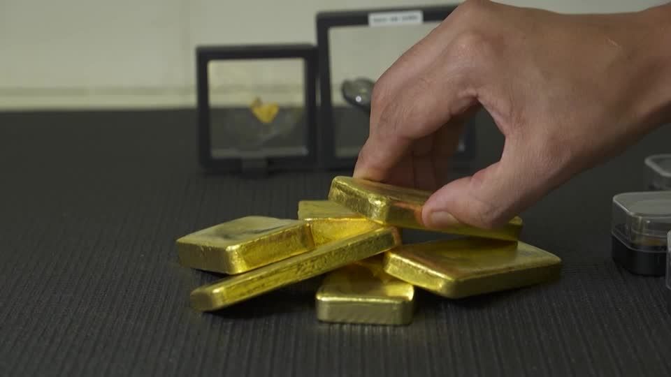 金価格が取引時間中の最高値を更新　トランプ関税への懸念で、安全資産に逃避（字幕・20日）